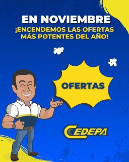 ¡¡¡🏁Noviembre llegó con las ofertas más potentes del año 😱😎!!!

La variedad más amplia en autopartes, de calidad y a precios que tu bolsillo agradecerá, la encuentras aquí:

📍 Matriz: Calle 110 y Av. 102
📍 Sucursal: Av. 113 y Ciudadela Las Acacias

📲 0995541378

#CedepaEsGarantía