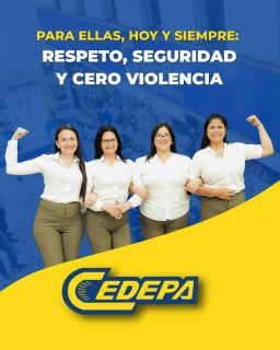 🟣🟠La violencia contra la mujer no debe tener cabida en nuestra sociedad 🤚🏼.

Por eso, hoy #25N, desde Cedepa, levantamos la voz, en pro de la vida y la dignidad de ellas… ¡Únete a este compromiso, que debe ser de todos 💪🏼!