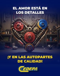 ¡¡¡El amor está en el aire ❤️!!!… y con tu carro, no puedes quedarte atrás 😍🚗.
¡¡¡Suminístrale lo más 🔝 en autopartes, con precios que aman a tu bolsillo 🫶🏼🤑!!!
Y, por cierto, ¡Feliz San Valentín 🥰!
#CedepaEsGarantía
#AutopartesManta #RepuestosManta #PromocionesCedepa