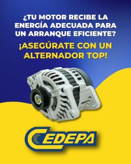 ¡Asegura para tu motor, la energía necesaria para funcionar sin fallas 🚗⚡! 

Estas ofertas en alternadores están IMPERDIBLES 😌‼️

🔵 Matriz: Calle 110 y avenida 102.
🔵 Sucursal: Avenida 113 y calle Las Acacias.
🔵 📲 0995541378

#CedepaEsGarantía
#AutopartesManta #RepuestosManta #PromocionesCedepa