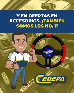 Protección, elegancia, estilo 😎…

¡Aprovecha nuestras súper ofertas en forros para tu volante ✨🚘!

👉🏼 Matriz: Calle 110 y avenida 102.
👉🏼 Sucursal: Avenida 113 y calle Las Acacias.

📲 O gestiona tu compra, a través de WhatsApp: 0995541378.

#CedepaEsGarantía #AutopartesManta #RepuestosManta #PromocionesCedepa