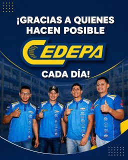 Hoy celebramos a un gran equipo, con su trabajo diario, hacen que Cedepa siga avanzando 💪🏼.

Gracias por su compromiso, su entrega y por ser parte fundamental de estos 41 años de historia compartida. 💙

¡¡¡Feliz Día del Trabajador!!!

#SomosCedepa 🙌🏼