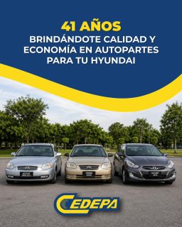 🥳 🥳 🥳 TODO MAYO, en Cedepa traemos promociones semanales en autopartes claves para tu #Hyundai… ¡¡¡No las dejes pasar 😱!!!

Escríbenos o visítanos HOY 😉:

✅ Matriz: Calle 110 y avenida 102.
✅ Sucursal: Avenida 113 y calle Las Acacias.
📲 0995541378

#Cedepa41Años #PromosSemanales #CedepaEsGarantía
#AutopartesManta #RepuestosManta #PromocionesCedepa