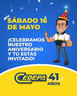 🚨🎉 ¡¡ ¡PILAS MANTA, ESTE SÁBADO SE JUEGA EN CEDEPA!!! 🎉🚨

Llegó el momento de girar, ganar y celebrar nuestros 41 años, en la Ruleta Regalona 🎁✨

👉 Diversión en vivo
👉 ¡Y más sorpresas!

💥 Visita cualquiera de nuestros 2 locales, de 09H00 a 13H00 💥

📍 Matriz: Calle 110 y avenida 102.
📍 Sucursal: Avenida 113 y calle Las Acacias.
📲 0995541378

41 años se celebran a lo grande 😎😮‍💨

#Cedepa41Años #CedepaEsGarantía
#AutopartesManta #RepuestosManta #PromocionesCedepa