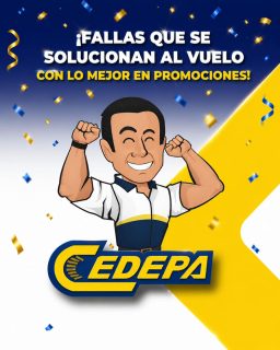 ⚡ ¿Fallas en tu carro? ¡Soluciónalas de una, con las promos de Cedepa!

👉 ¡No te pierdas nuestros precios por aniversario!:

📍 Matriz: Calle 110 y avenida 102.
📍 Sucursal: Avenida 113 y calle Las Acacias.
📲 0995541378

#Cedepa41Años #PromosSemanales #CedepaEsGarantía
#AutopartesManta #RepuestosManta #PromocionesCedepa