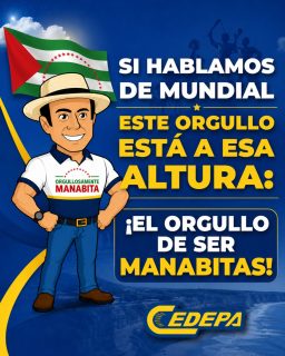 Un Mundial despierta el orgullo de millones, cada cuatro años, pero hay un orgullo que, se vive, se trabaja y se lleva en el corazón TODOS LOS DÍAS…

…❤️💚 ¡¡¡El orgullo de ser manabitas!!!

👉🏻 Hoy celebramos 202 años de nuestra provincia, una tierra que nos enseñó que el esfuerzo, la humildad y la perseverancia siempre juegan a favor.

En Cedepa llevamos 41 años acompañando ese recorrido, orgullosos de formar parte de la historia de quienes nunca dejan de avanzar 🙌🏼.

¡¡¡Que viva Manabí ✨!!!

¡¡¡#SomosCedepa, #OrgullosamenteManabitas 💪🏼!!!

#CedepaEsGarantía