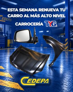 ¿Ese golpe, espejo roto o guardafango en mal estado sigue esperando👀? ¡Esta es la oportunidad para solucionarlo 😎!

Tenemos OFERTONES en carrocería TYG 🔥: capós, espejos y guardafangos para diferentes modelos de Chevrolet, Hyundai, Kia, Suzuki y Nissan.

Calidad con precios increíbles SOLO POR ESTA SEMANA ⏰.

¡Visita Cedepa antes de que cambie la promo! 🏃🏻💨:

📍 Matriz: Calle 110 y avenida 102.
📍 Sucursal: Avenida 113 y calle Las Acacias.
📲 0995541378

#CedepaEsGarantía #TYG #CarroceríaTYG #PromocionesCedepa #AutopartesManta #RepuestosManta #RepuestosEcuador