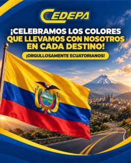 🇪🇨 Hay colores que no solo se llevan en una bandera, sino también en el corazón.
Este 26 de septiembre, conmemoramos el Día de la Bandera Nacional, símbolo de nuestra historia, identidad y orgullo ecuatoriano. 💛💙❤️
¡Que sus colores nos acompañen siempre, en cada camino y en cada destino!
¡Somos Cedepa, #OrgullosamenteEcuatorianos 💪🏼!#CedepaEsGarantía