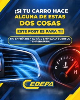 🚗 ¡¡¡Tu carro también necesita estar listo para cada recorrido 😎!!!

¿Señales de problemas con el sistema de climatización y/o refrigeración 😱? ¡No las ignores 😳! Reemplaza la autoparte que necesites ya 🫡

👉🏽 Este octubre tenemos precios especiales en nuestra línea de climatización y refrigeración automotriz.

Visítanos o escríbenos por WhatsApp, la calidad de atención está asegurada:

📍 Matriz: Calle 110 y avenida 102.
📍 Sucursal: Avenida 113 y calle Las Acacias.
📲 099 554 1378

#CedepaEsGarantía #RepuestosEcuador #ClimatizaciónAutomotriz #RefrigeraciónAutomotriz