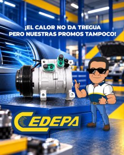 ¡El calor está intenso 🥵, pero nuestras promociones también! 😎
En Cedepa, encuentras los repuestos que necesitas para poner a punto el aire acondicionado de tu vehículo.
👉 Desliza, descubre las promociones y cotiza el tuyo, aquí:
📲 WhatsApp: 0995541378
¡Te esperamos en CEDEPA!
#CedepaEsGarantía #CompresoresAutomotrices #AireAcondicionadoAutomotriz #RepuestosAutomotrices #Manta